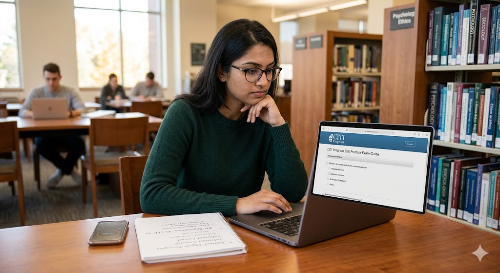 CITI Program HSR Social & Behavioral Education (SBE) Practice Exam Banner