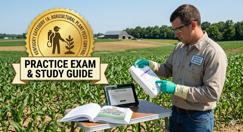 Kentucky Agricultural Plant Pest Control Category 1A Practice Exam Banner