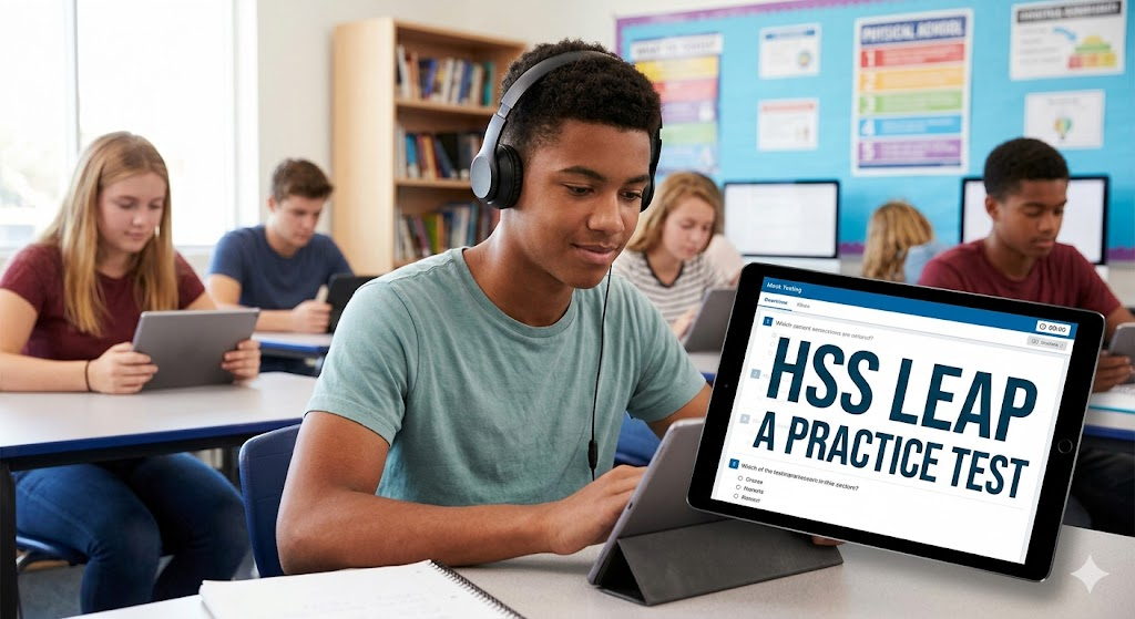 HSS LEAP A Practice Test Banner