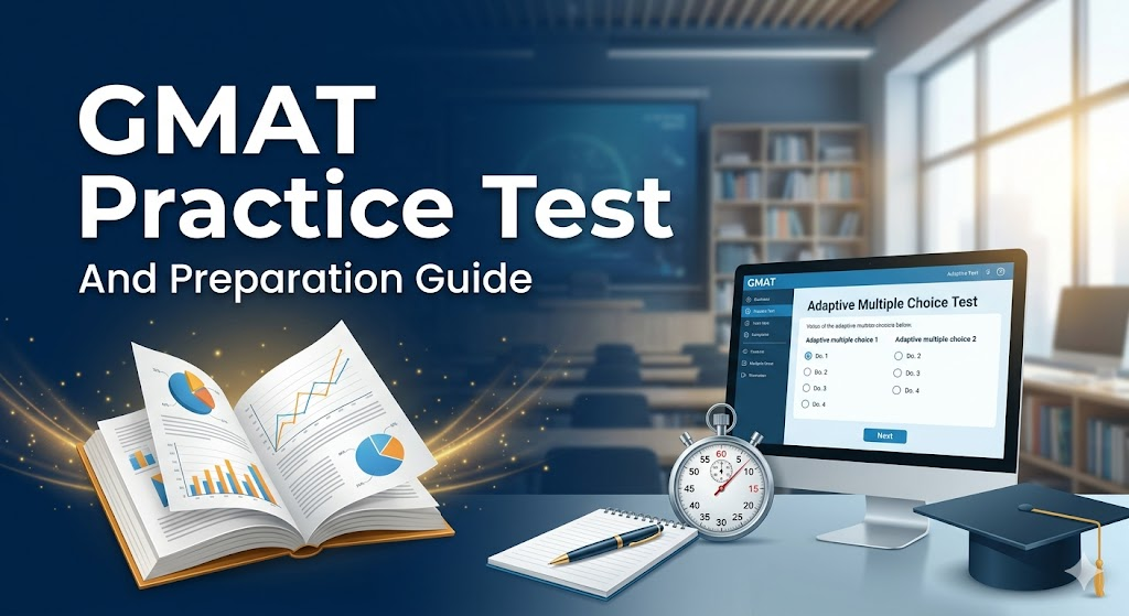 Graduate Management Admission Test (GMAT) Practice Test Banner