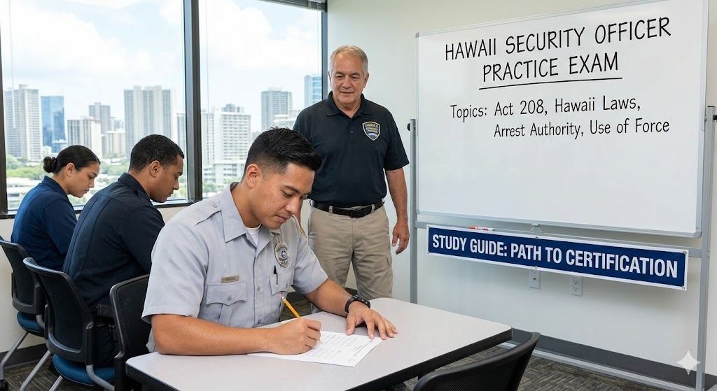 Hawaii Security Officer Practice Exam Banner
