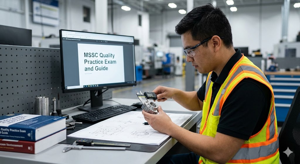 Manufacturing Skill Standards Council (MSSC) Quality Practice Test Banner