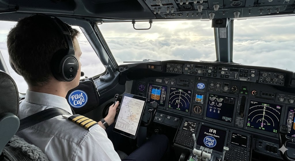 Pilot Café Instrument Flight Rules (IFR)  Practice Test Banner