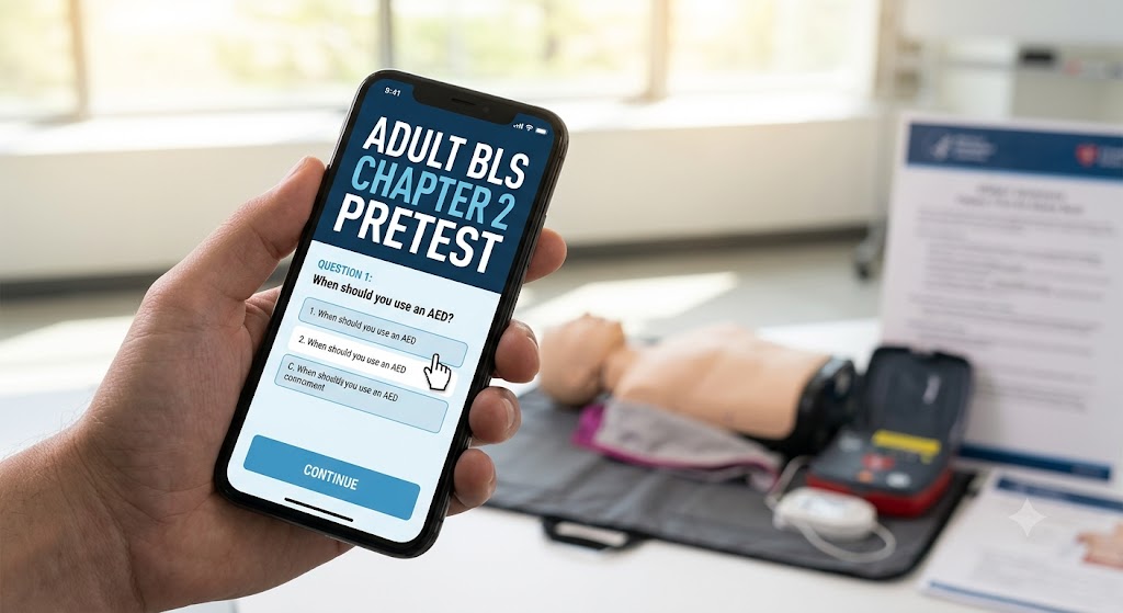 BLS Pretest Chapter 2 BLS for Adults Quiz: Questions, Answers Banner