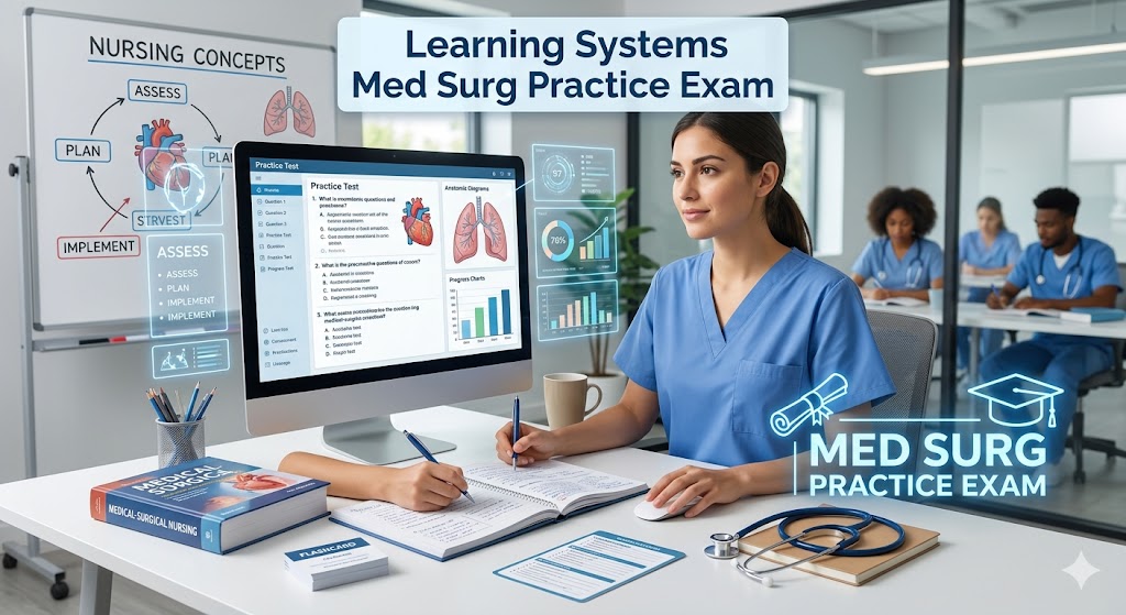 Learning Systems Med Surg Practice Test Banner