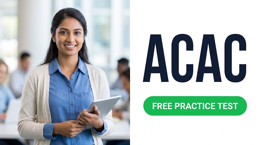Acac Practice Test & Exam Prep Banner