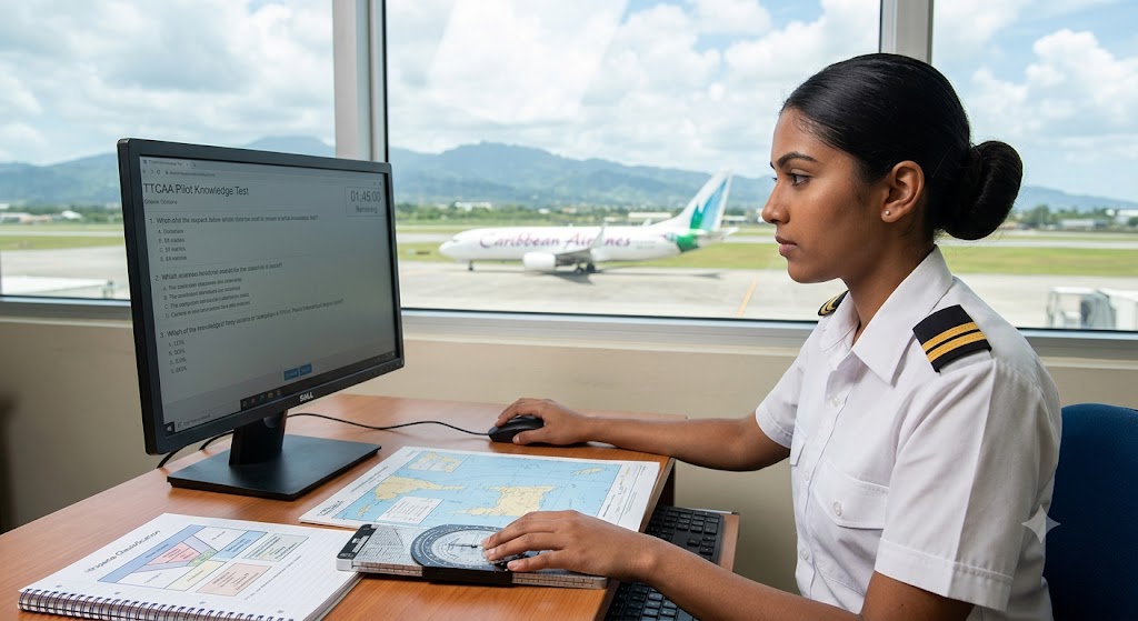 Ttcaa Pilot Practice Test & Exam Prep | Trinidad & Tobago Banner