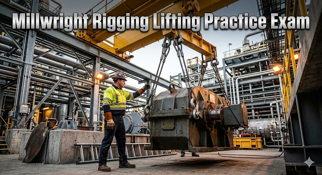 Millwright Rigging & Lifting Practice Test Banner