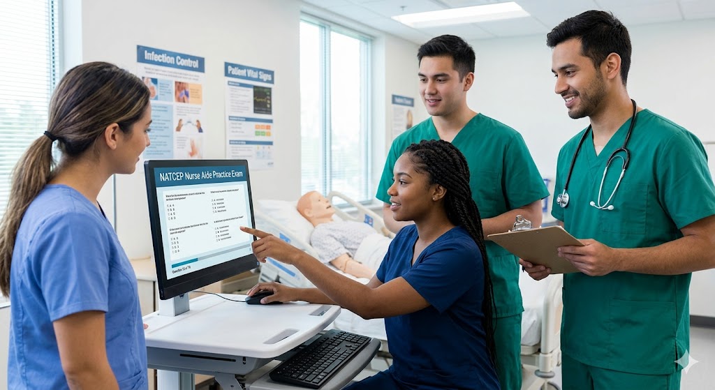 NATCEP Nurse Aide Practice Exam Banner