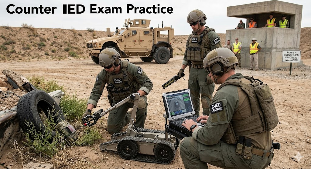 Counter-Improvised Explosive Device (CIED) Practice Test Banner