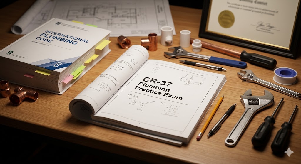 CR-37 Plumbing Practice Test Banner