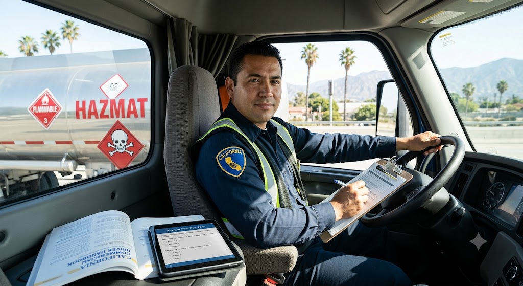 California CDL Hazmat Practice Test 3 Banner
