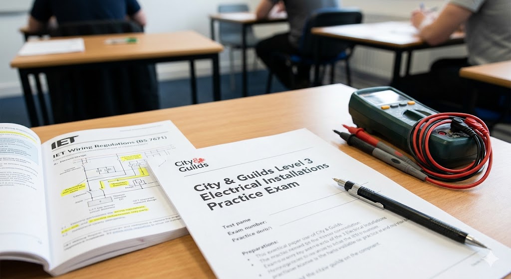 City & Guilds Level 3 Award in Electrical Installations Practice Test Banner