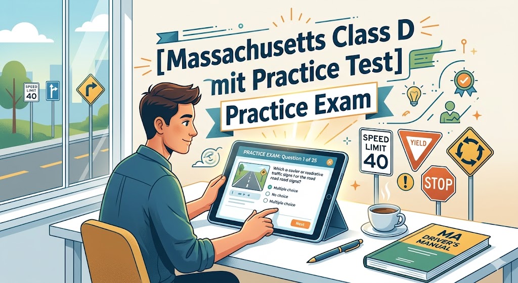 Massachusetts Class D Permit Practice Test Banner