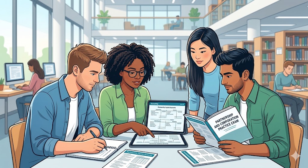 Partnership and Corporation Practice Exam Banner