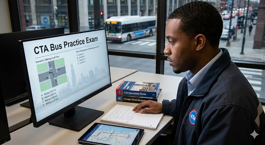 Chicago Transit Authority (CTA) Bus Practice Test Banner