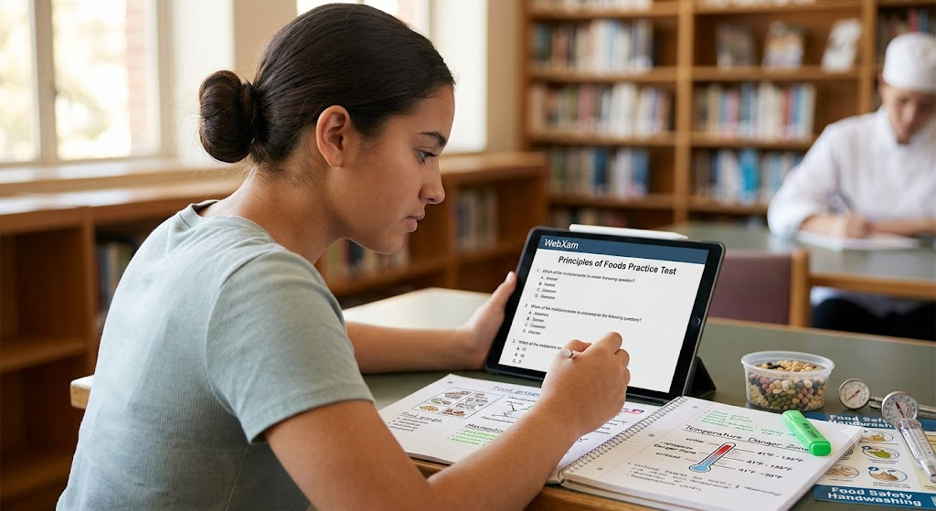 WebXam Principles of Foods Practice Test Banner