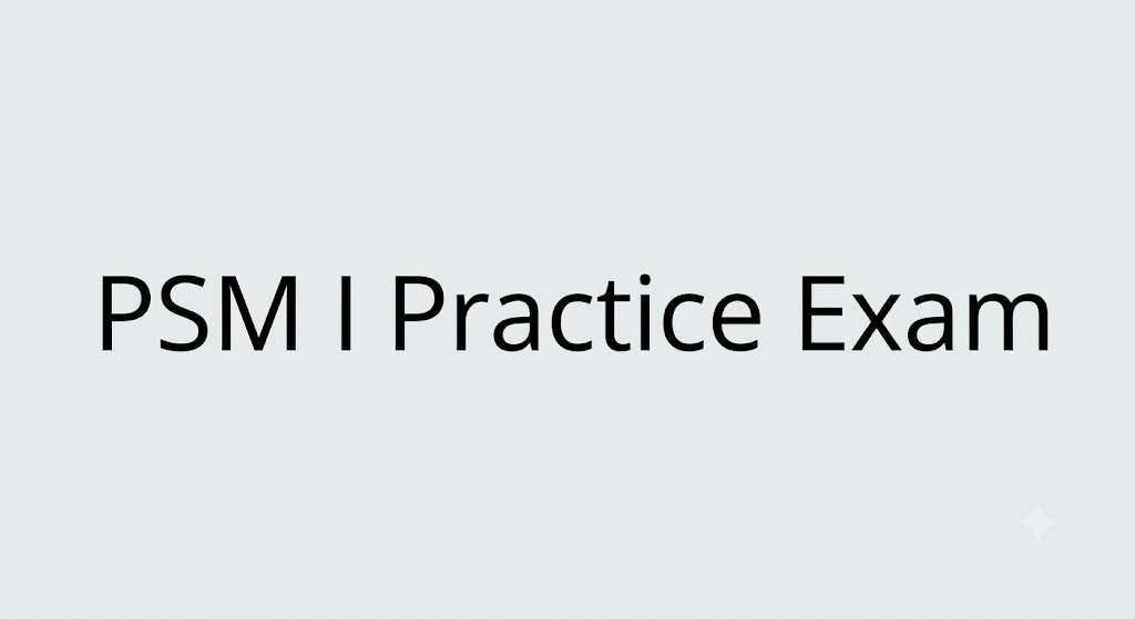 Scrum Org Practice Test & Exam Prep Banner