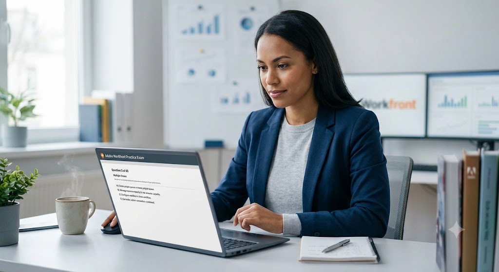 Adobe Workfront Practice Exam Banner
