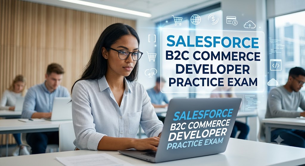 Salesforce B2C Commerce Developer Practice Exam Banner