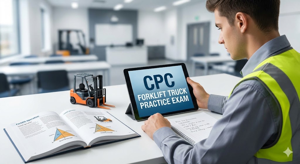 CPC Forklift Truck Practice Test Banner