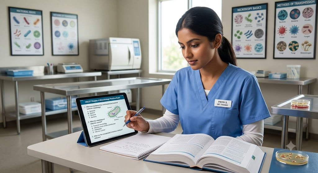 IAHCSMM CRCST Practice Test –Chapter 4 Microbiology for Sterile Processing Technicians Banner