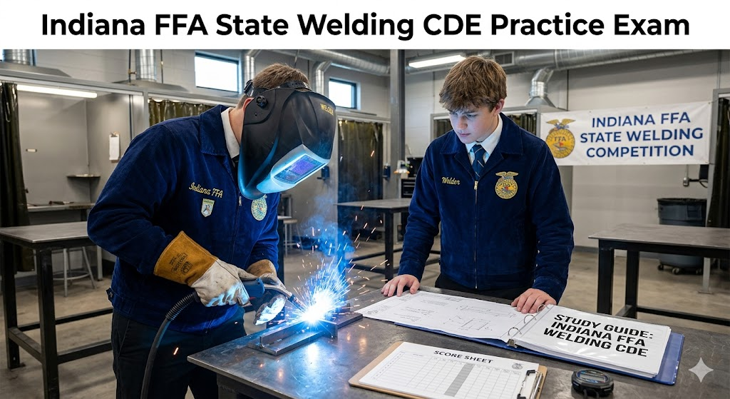 Indiana FFA State Welding CDE Practice Test Banner