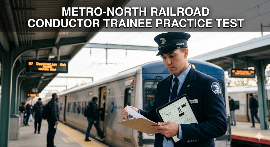 Metro-North Railroad Conductor Trainee Practice Test Banner