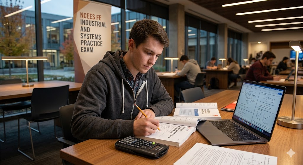 NCEES FE Industrial and Systems Practice Exam Banner