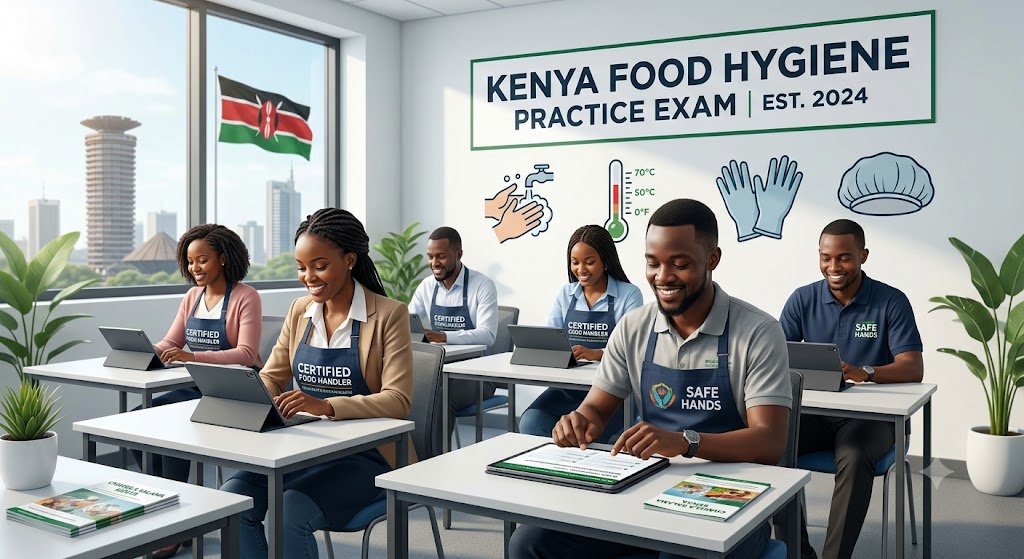 Food Hygiene Practice Test & Exam Prep | Kenya Banner