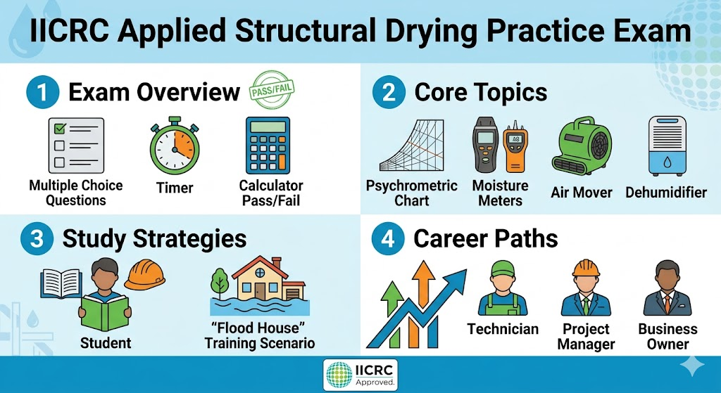 IICRC Applied Structural Drying Practice Exam Banner