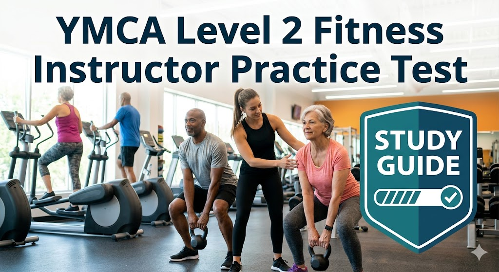 YMCA Level 2 Fitness Instructor Practice Test Banner