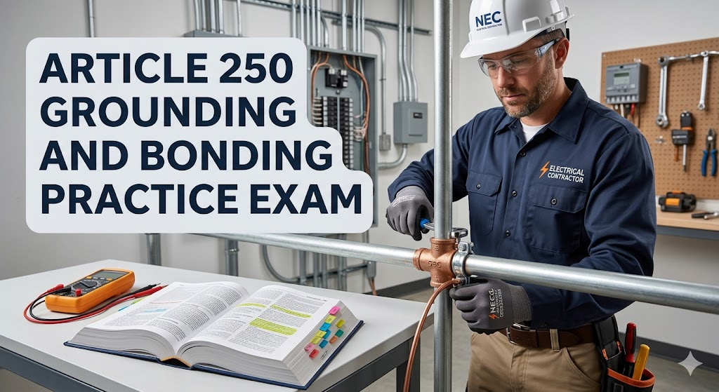 Article 250 – Grounding and Bonding Practice Test Banner