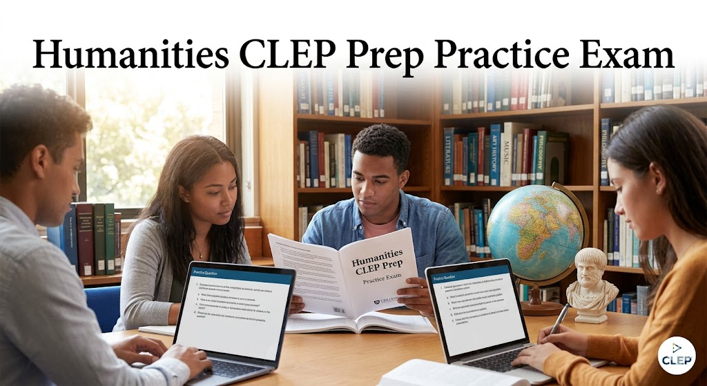 Humanities CLEP Prep Practice Exam Banner