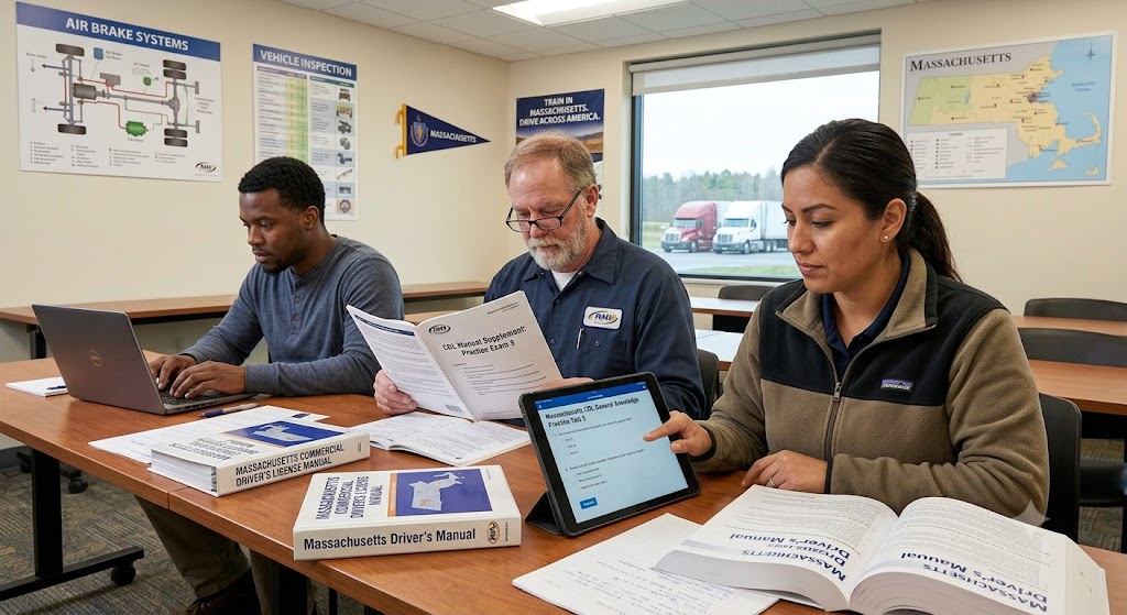 Massachusetts CDL General Knowledge Practice 
Test 3 Banner