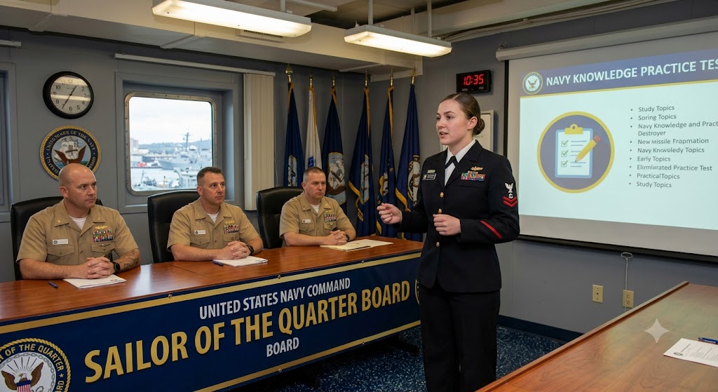 Sailor of the Quarter (SOQ) Board Practice Test Banner