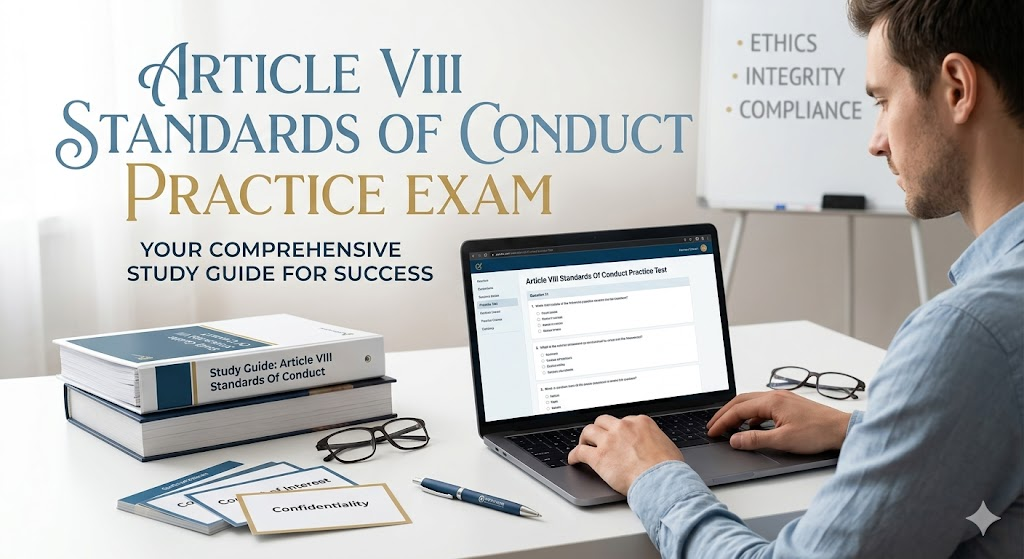 Article VIII Standards Of Conduct Practice Test Banner