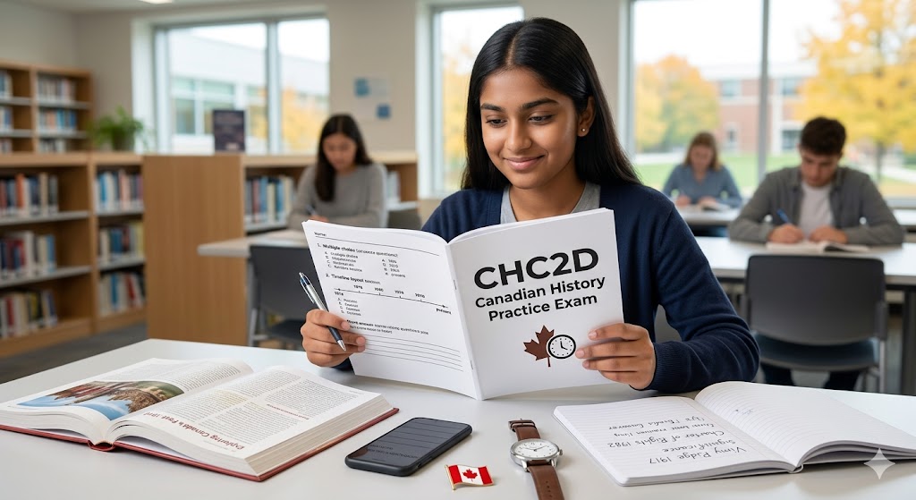 Canadian History (CHC2D) Practice Exam Banner