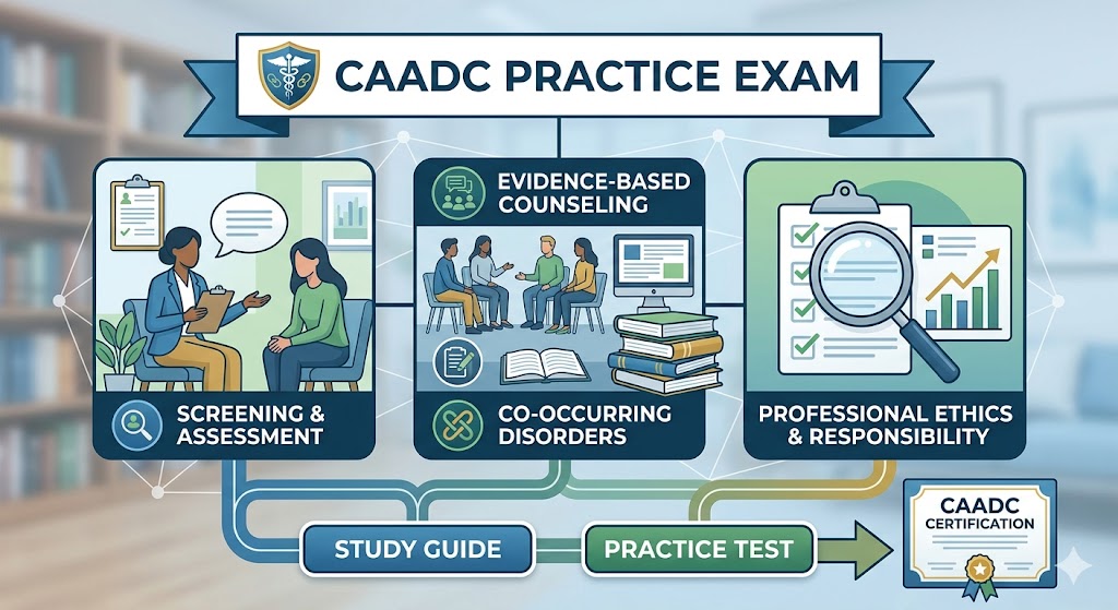 Certified Advanced Alcohol and Drug Counselor (CAADC) Practice Exam Banner