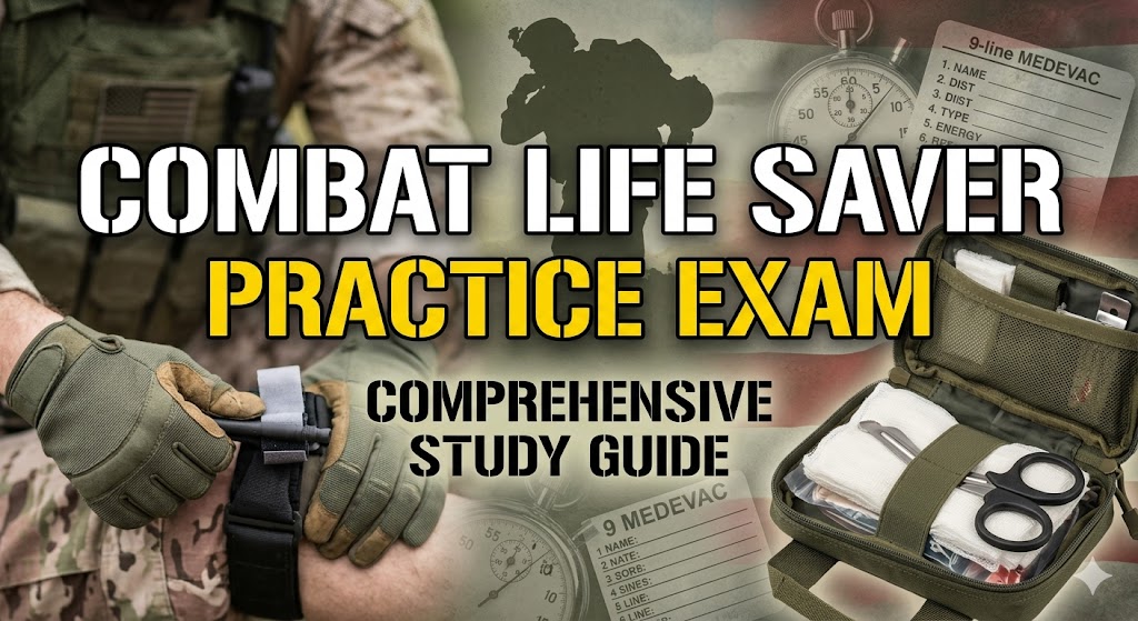 Combat Life Saver Practice Test Banner