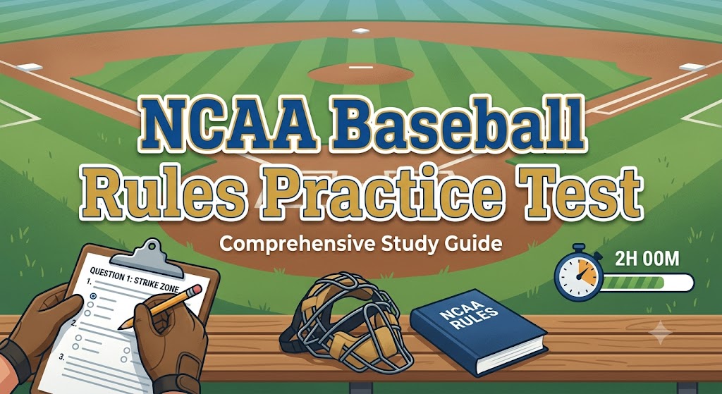 NCAA Baseball Rules Practice Test Banner