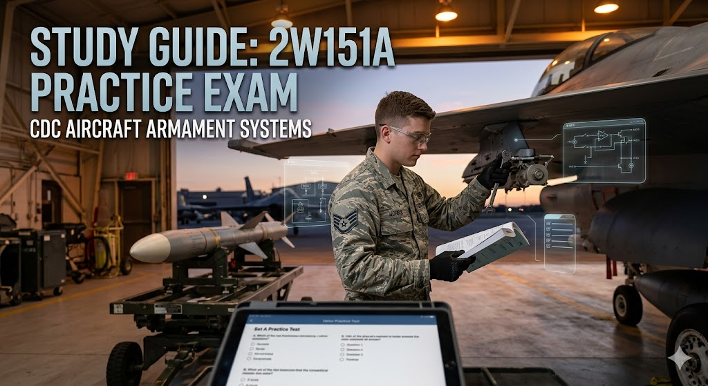 CDC Aircraft Armament Systems Career Development Course, Set A (2W151A) Practice Test Banner
