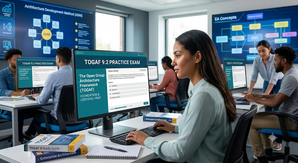 The Open Group Architecture Framework (TOGAF) Practice Exam Banner