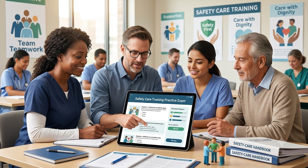 Safety Care Training Practice Test Banner