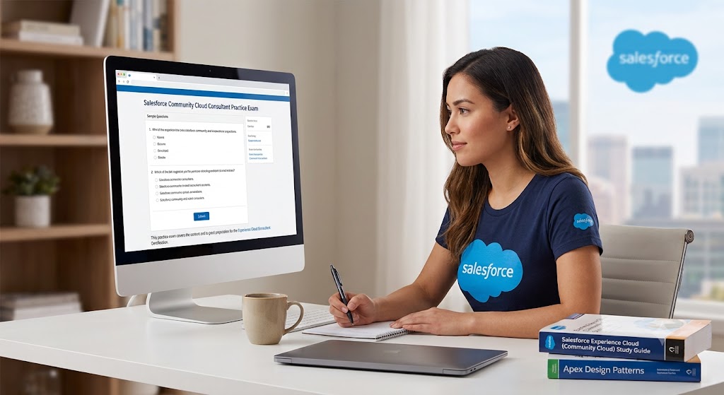 Salesforce Community Cloud Consultant Practice Exam Banner