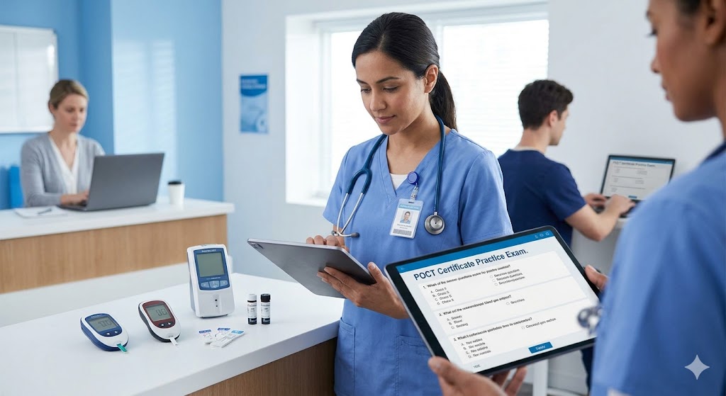 Point-of-Care Testing (POCT) Certificate Practice Exam Banner