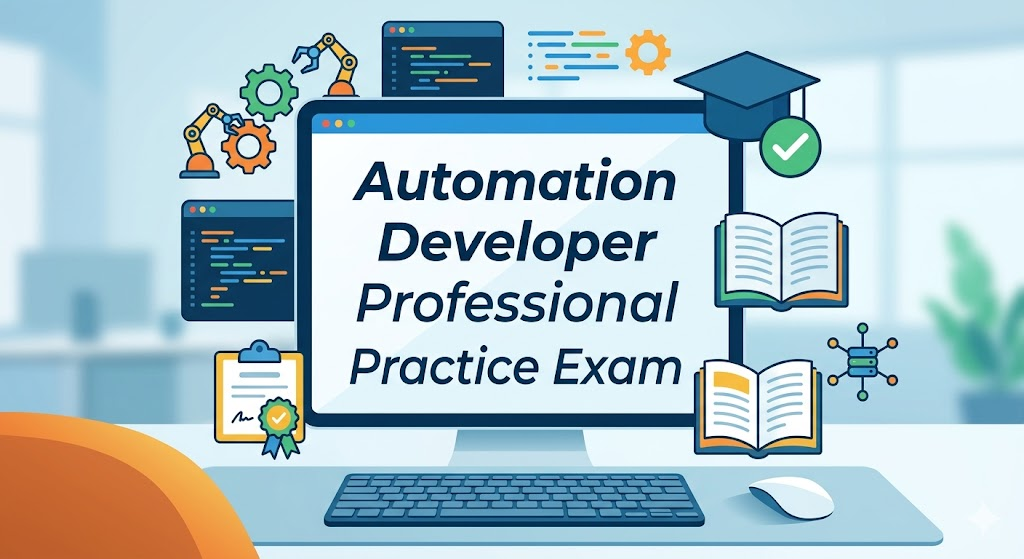 Automation Developer Professional Practice Test Banner