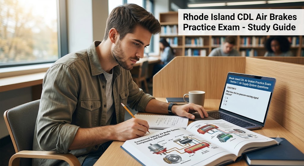 Rhode Island CDL Air Brakes Practice Test Banner