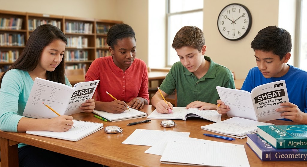 SHSAT Math Practice Test 2013 (Released Question Answers) Banner