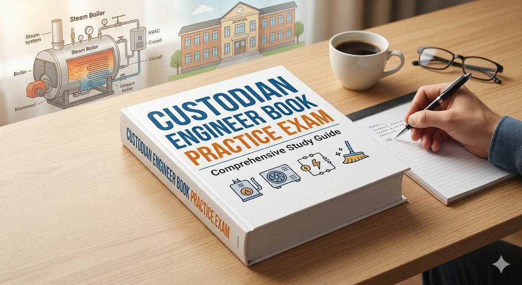 Custodian Engineer Book Practice Test Banner